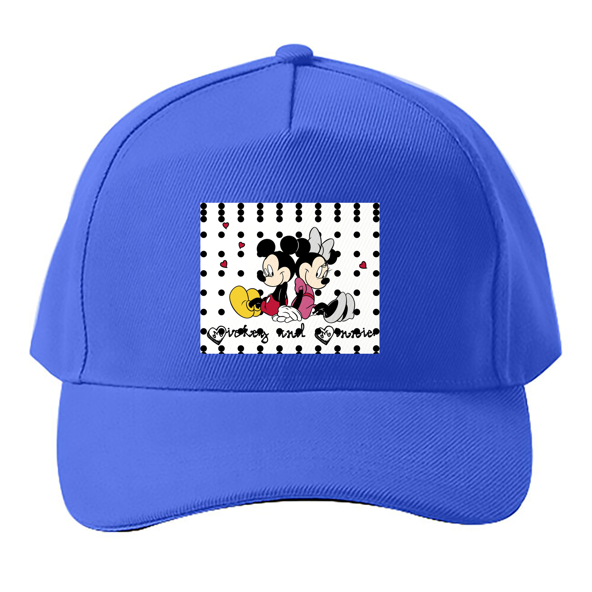 （画像用） ミッキーマウス Mickey Mouse ベースボールキャップ 綿100％ 男女兼用 帽子 スポーツ